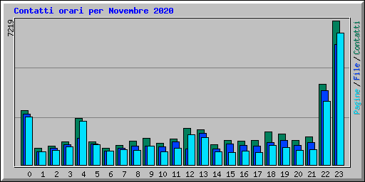 Contatti orari per Novembre 2020